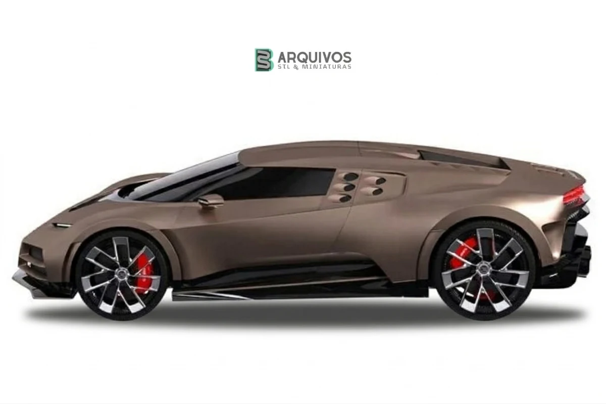 Modelo 3D STL - Bugatti Centodieci — foto 5